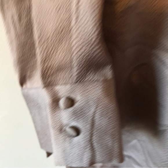 Chicos taupe long sleeve blouse shirt. Chicos size 2. New with tags. - Picture 6 of 11